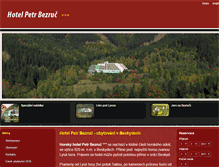 Tablet Screenshot of hotelpetrbezruc.cz